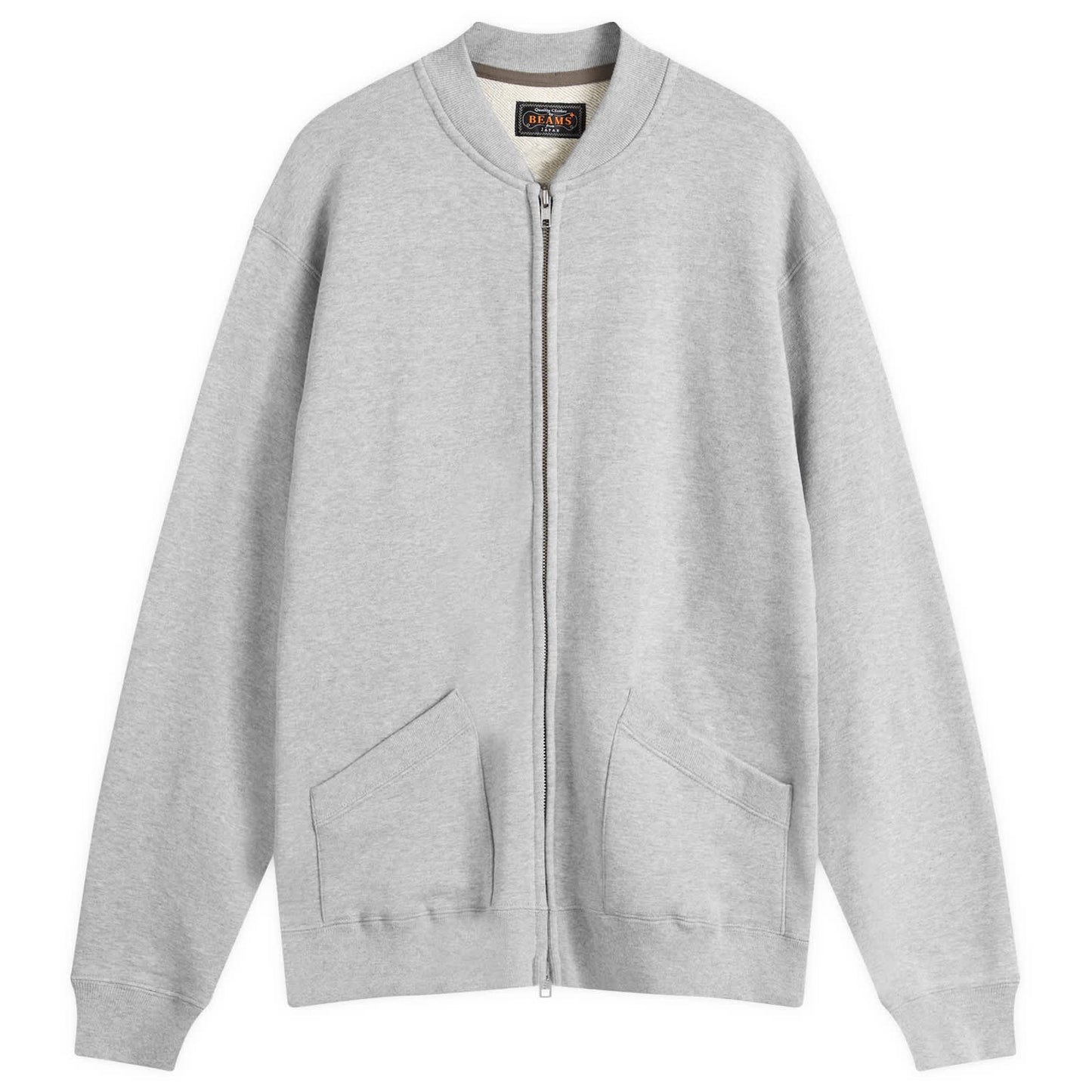 Beams Plus Jersey Zip Bomber Jacket