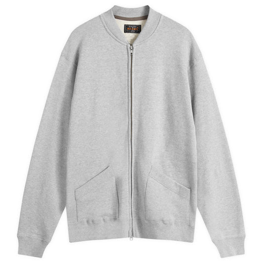 Beams Plus Jersey Zip Bomber Jacket