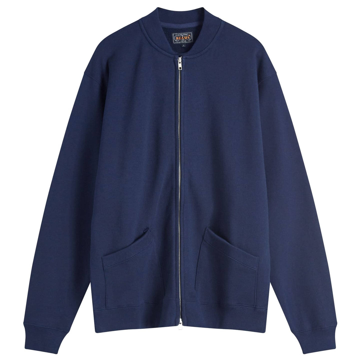 Beams Plus Jersey Zip Bomber Jacket