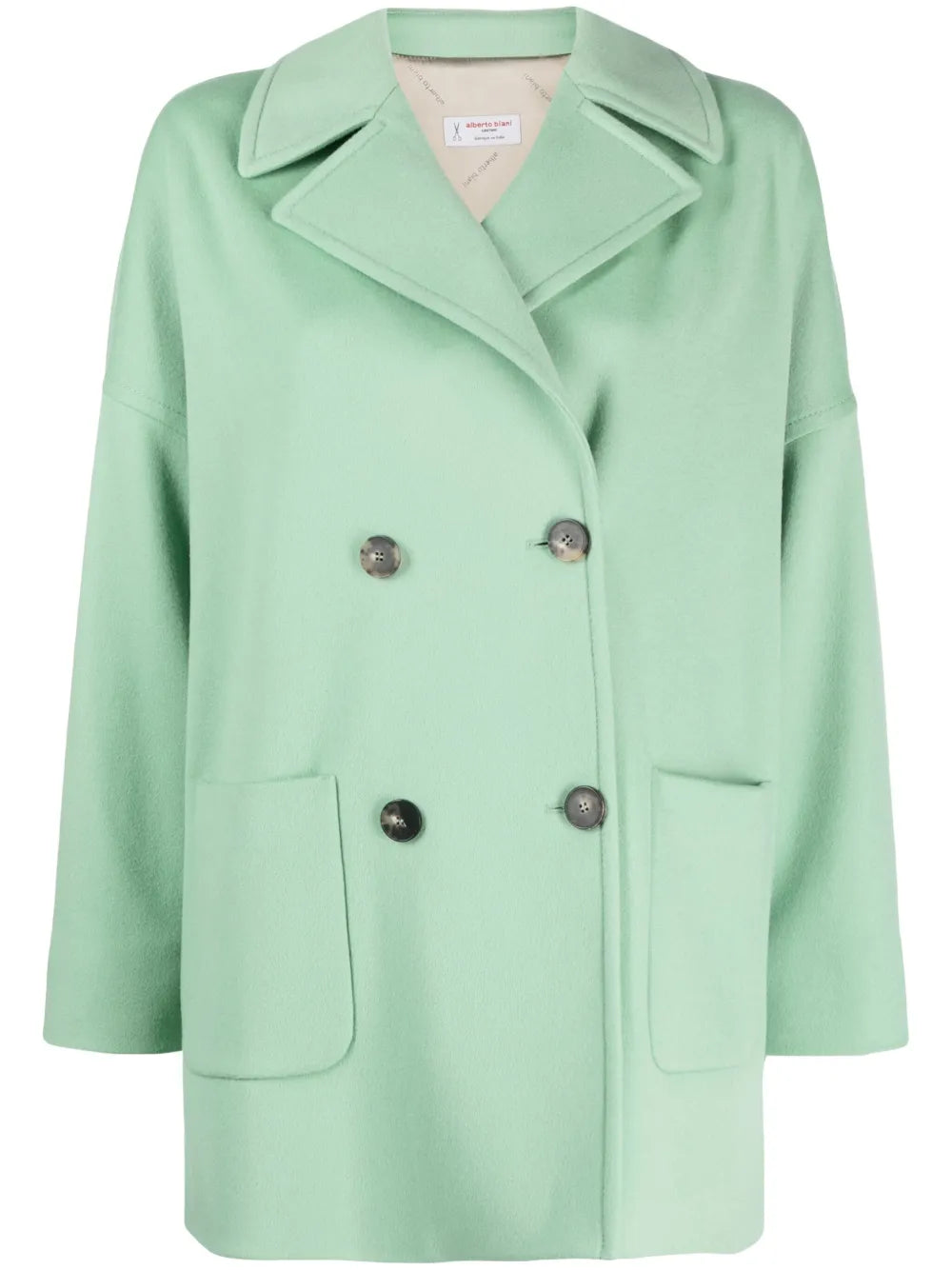 Double-Breasted Virgin Wool Coat