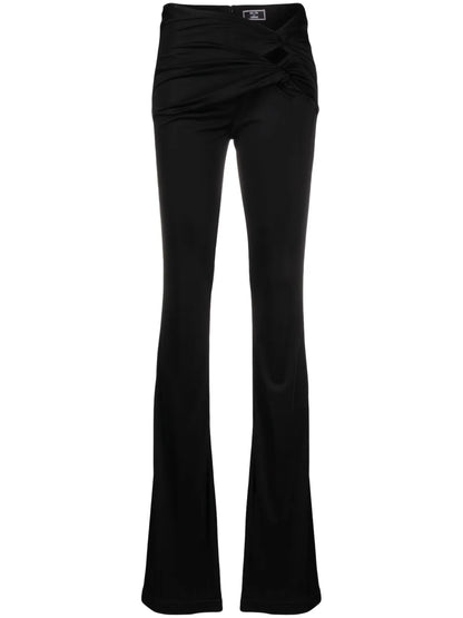 Knotted Flared Trousers