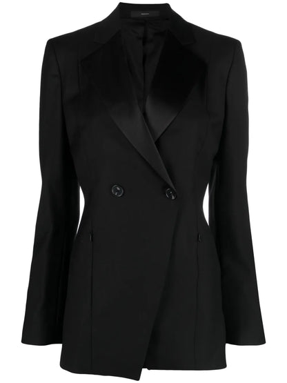 Double-Breasted Wool Blazer