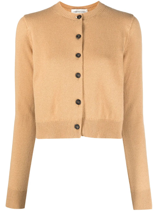 Button-Up Cashmere Cardigan