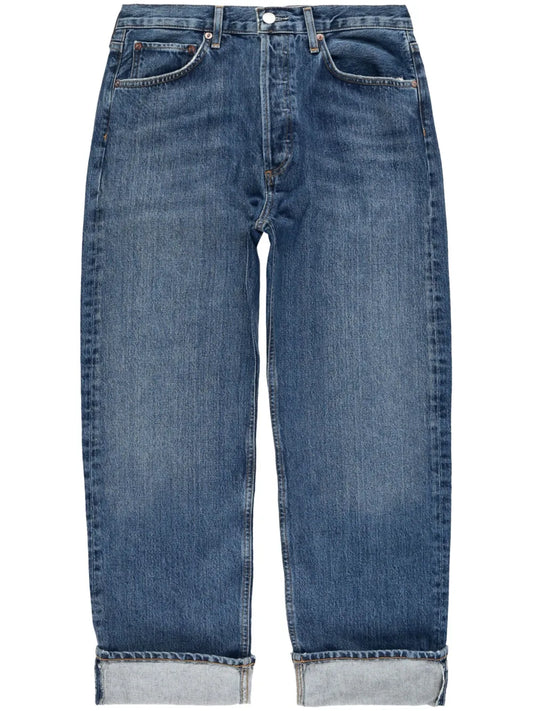 Fran High-Rise Cropped Jeans