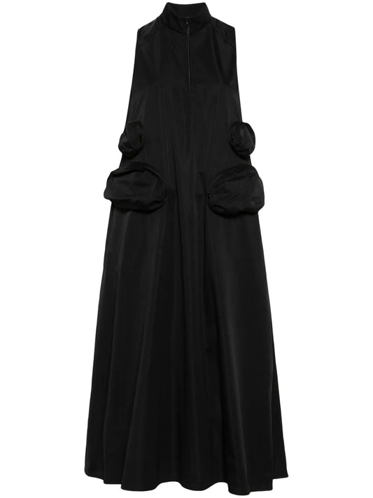 Sleeveless Flared Maxi Dress
