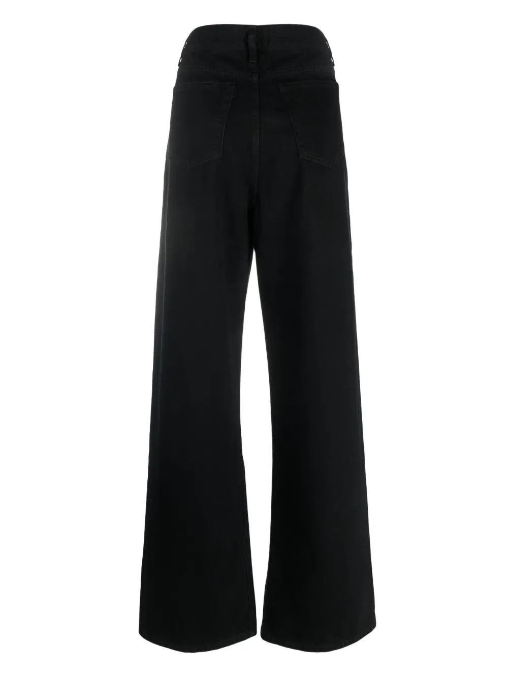 Flip Low-Rise Wide-Leg Jeans