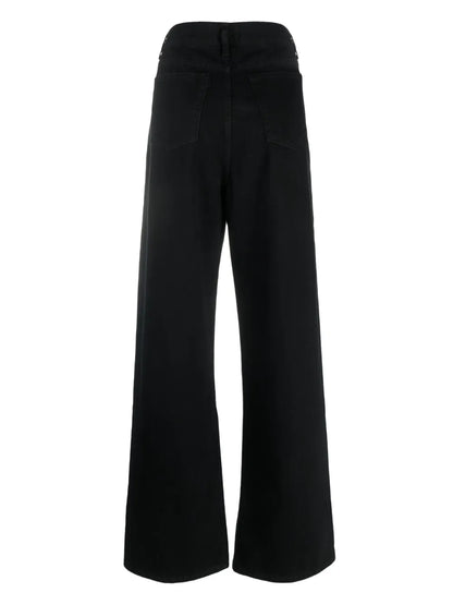 Flip Low-Rise Wide-Leg Jeans