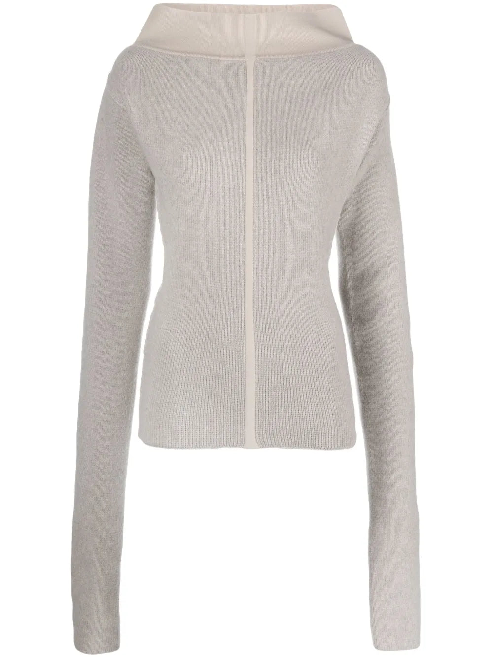 High-Neck Extra Long-Sleeves Jumper