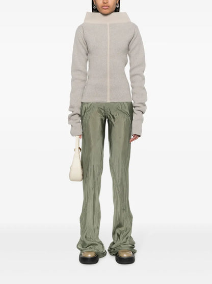 High-Neck Extra Long-Sleeves Jumper