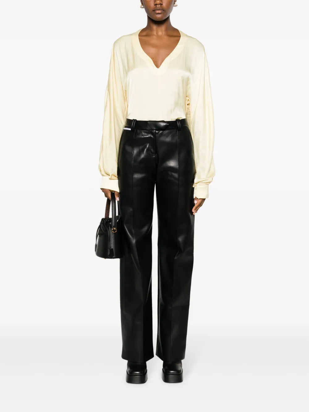 Tonastir Satin-Finish Blouse
