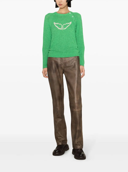 Regliss Wings-Intarsia Jumper