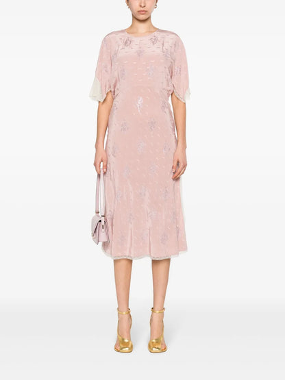 Rey Silk Midi Dress