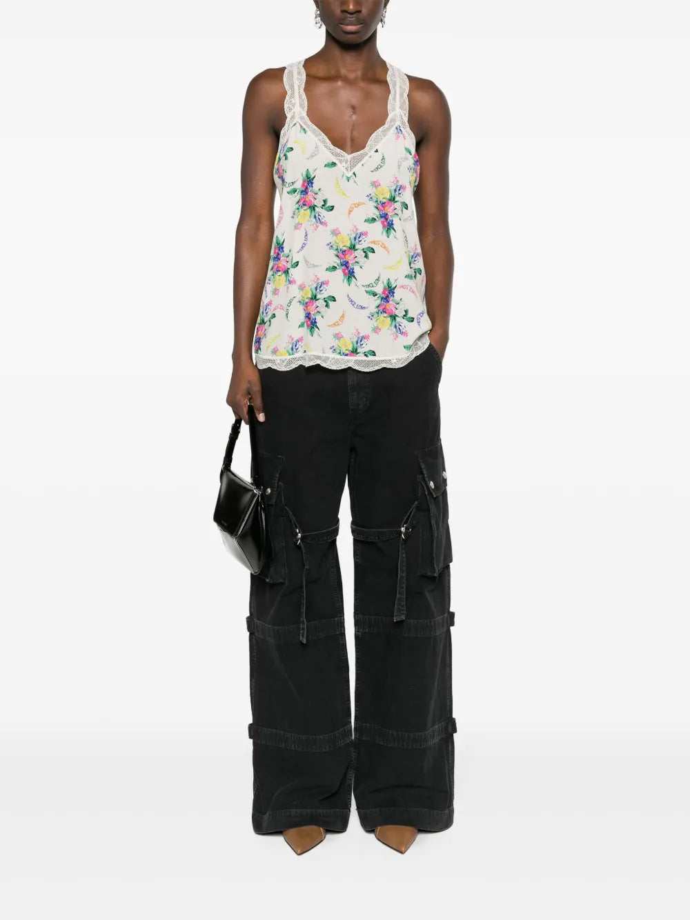 Chou Floral-Print Blouse