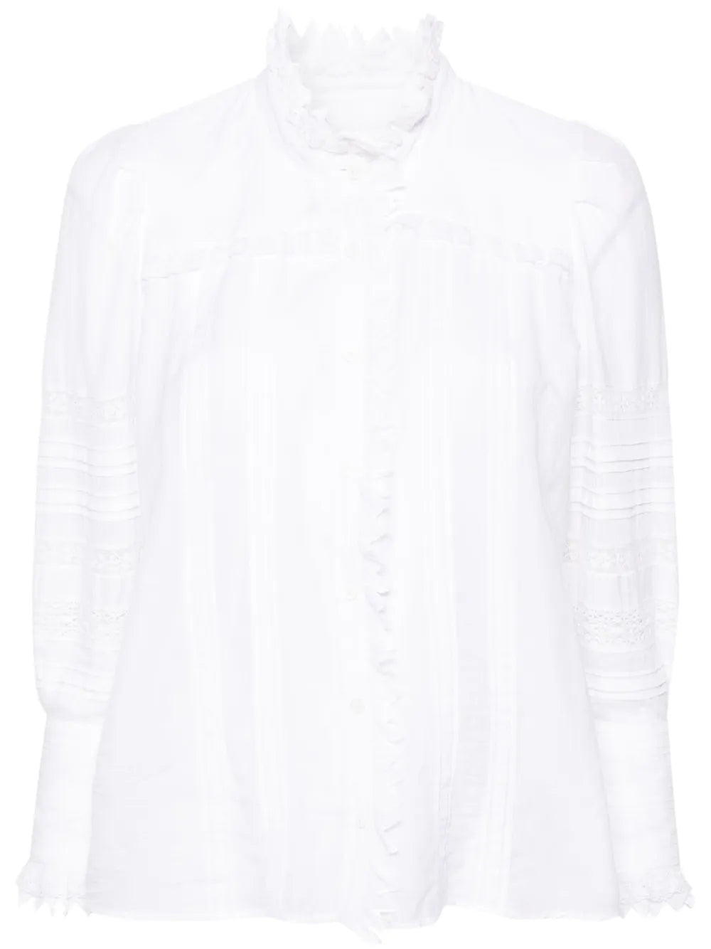 Trevy Pintuck-Detailing Shirt
