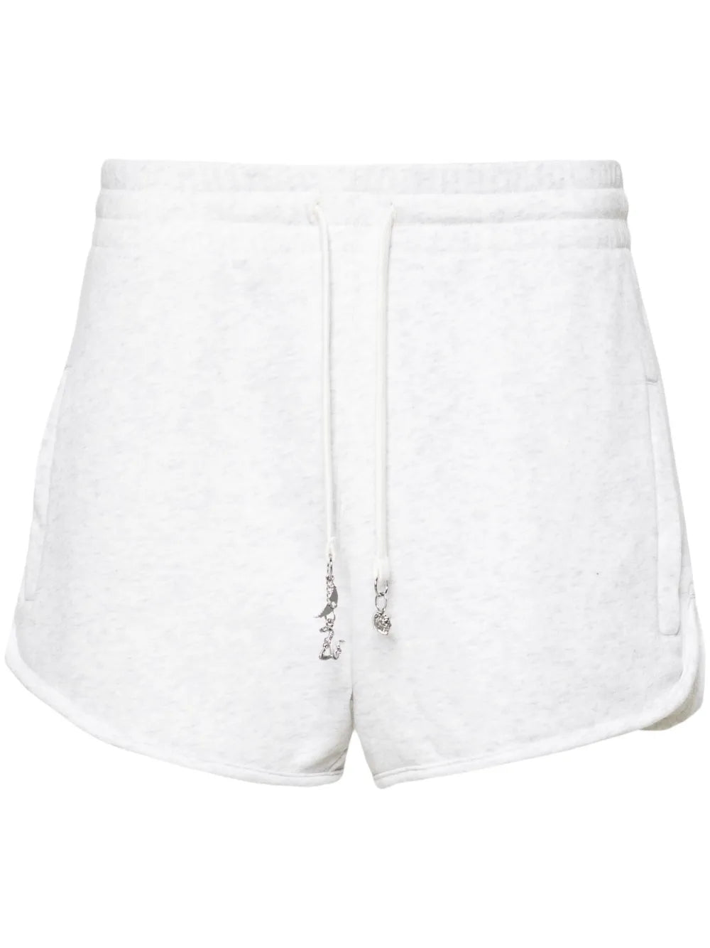 Logo-Charm Cotton Mini Shorts