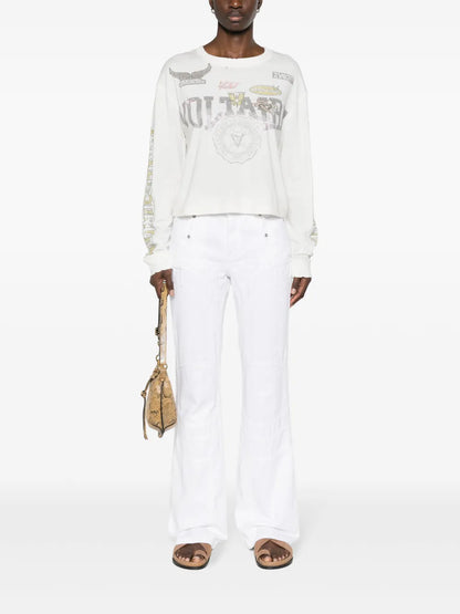 Elvira Mid-Rise Flared Jeans