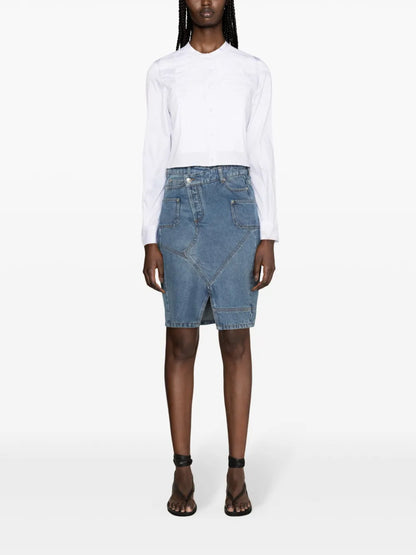 Jinko Denim Midi Skirt