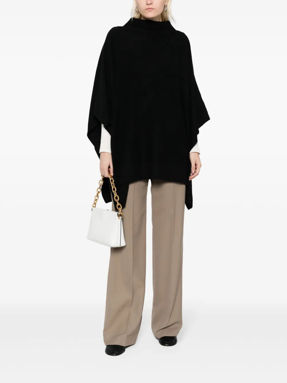 Slit-Sleeve Cashmere Jumper