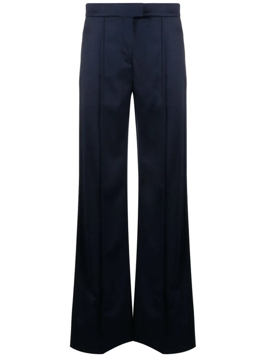 Flared Wool Trousers
