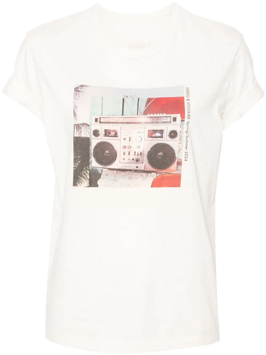 Anya Co Photoprint Cotton T-Shirt