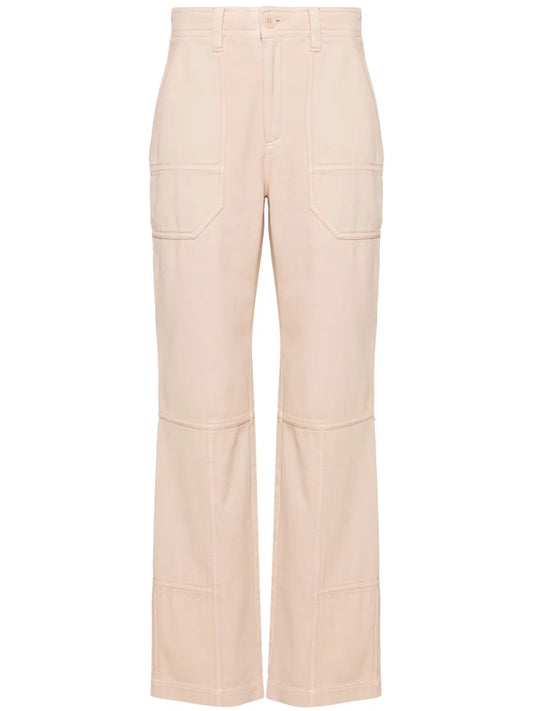 Pepper High-Waist Straight-Leg Trousers
