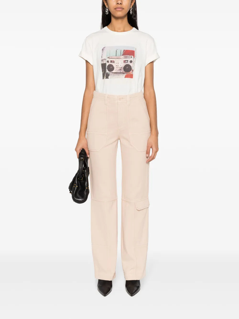 Pepper High-Waist Straight-Leg Trousers
