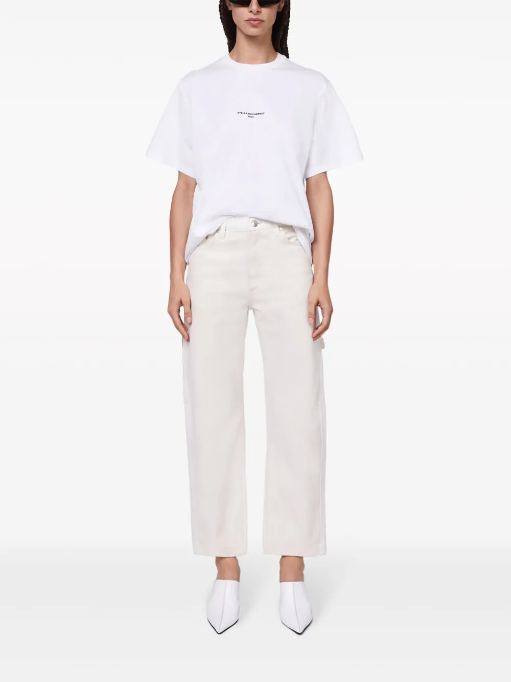 High-Waist Cropped Jeans