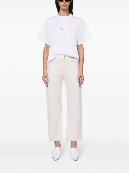 High-Waist Cropped Jeans