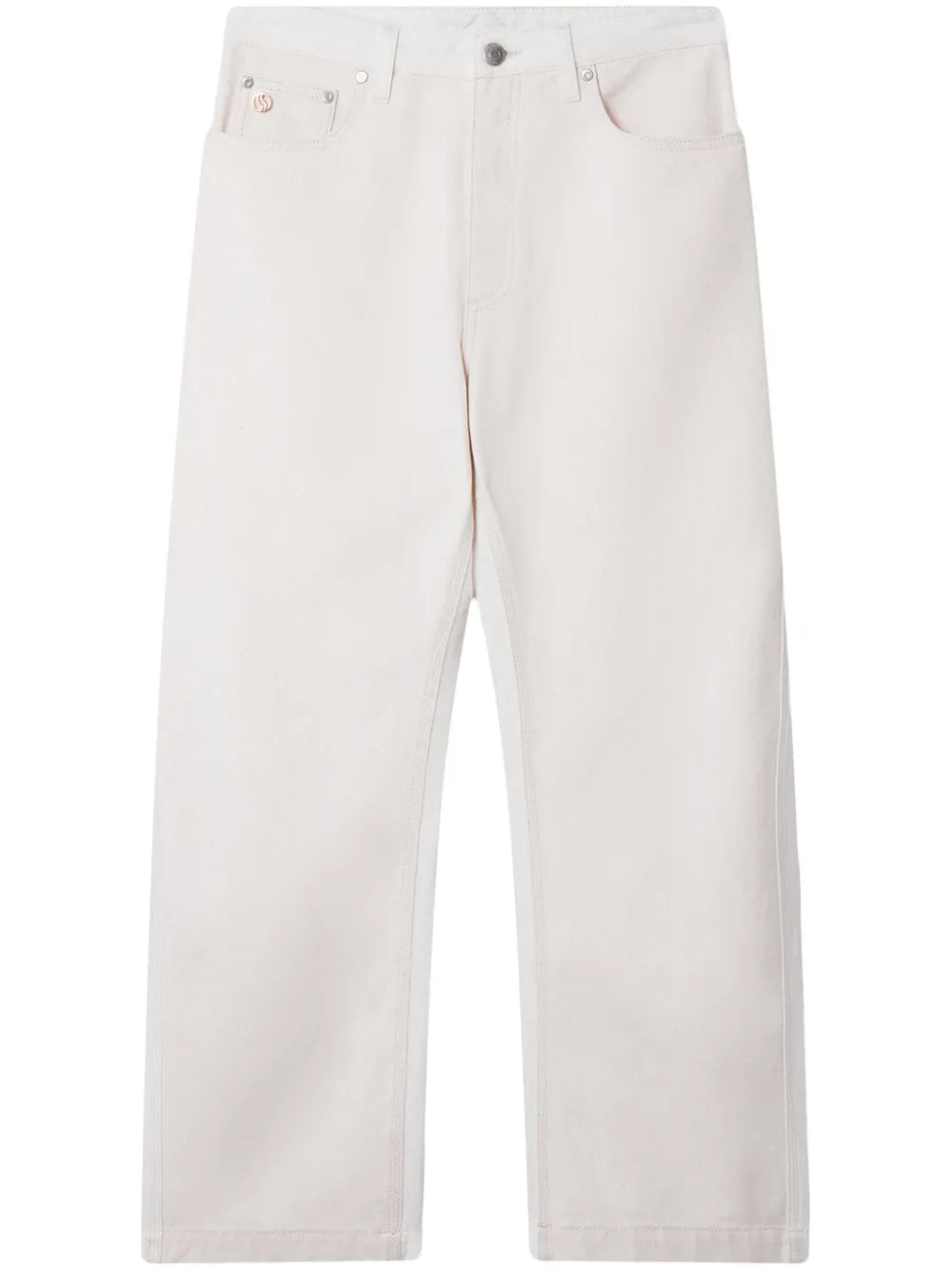 High-Waist Cropped Jeans