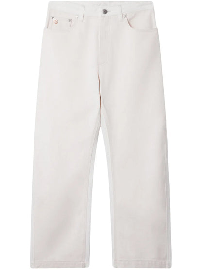 High-Waist Cropped Jeans