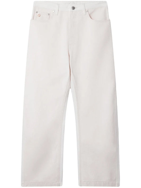 High-Waist Cropped Jeans