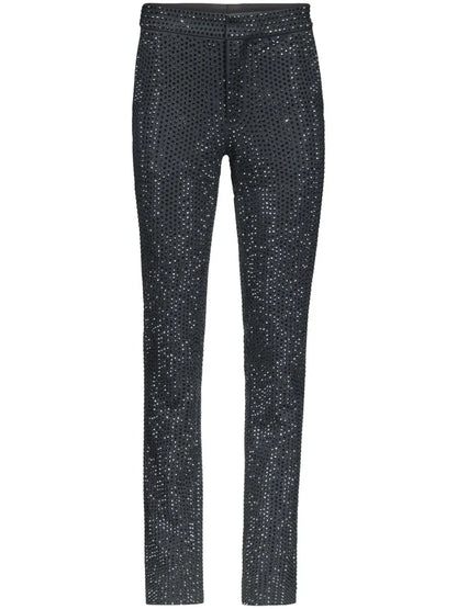 Crystal-Embellished Tuxedo Trousers