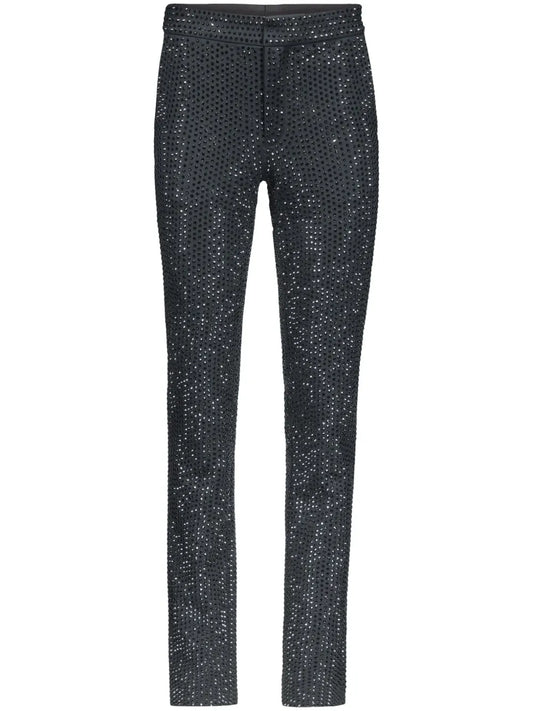 Crystal-Embellished Tuxedo Trousers