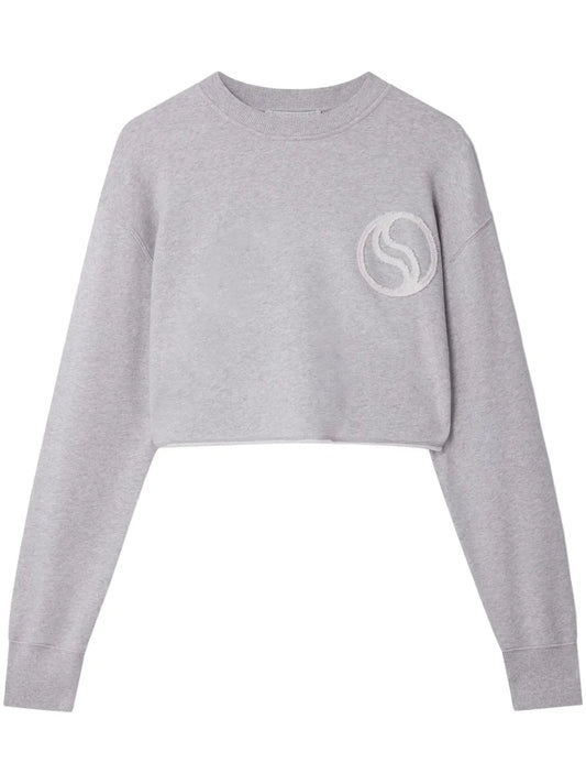 S-Wave Cropped Sweatshirt