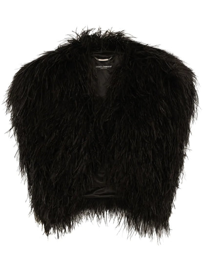 Feather Bolero Jacket