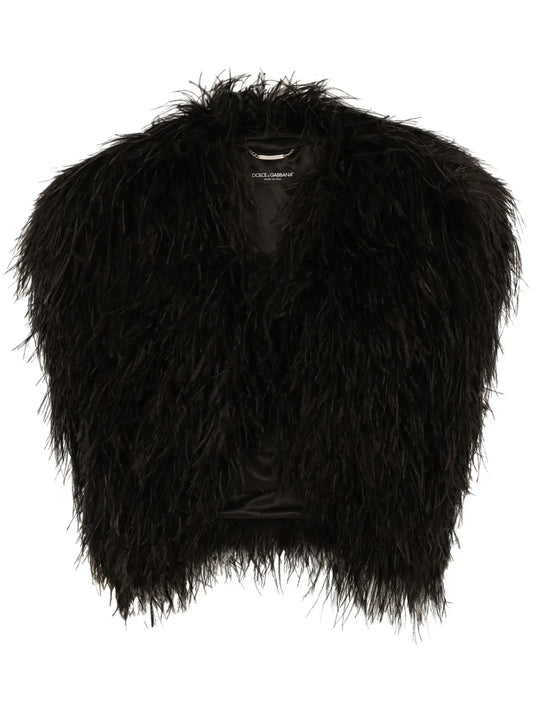Feather Bolero Jacket