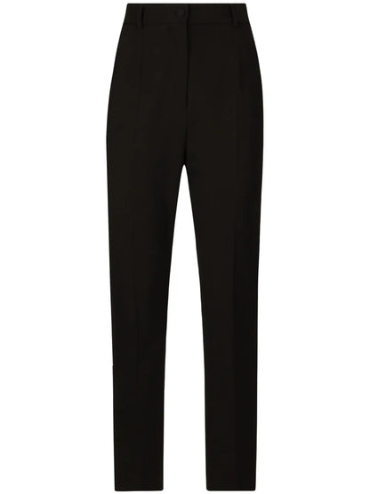High-Waisted Cropped Trousers