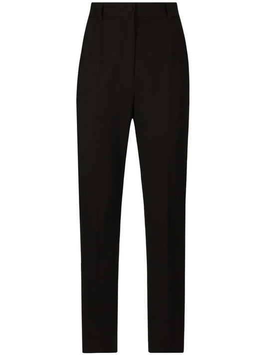 High-Waisted Cropped Trousers