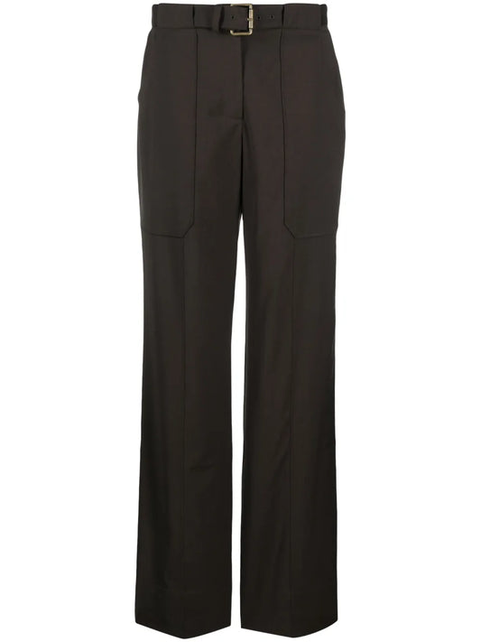 Andie Straight-Leg Wool Trousers