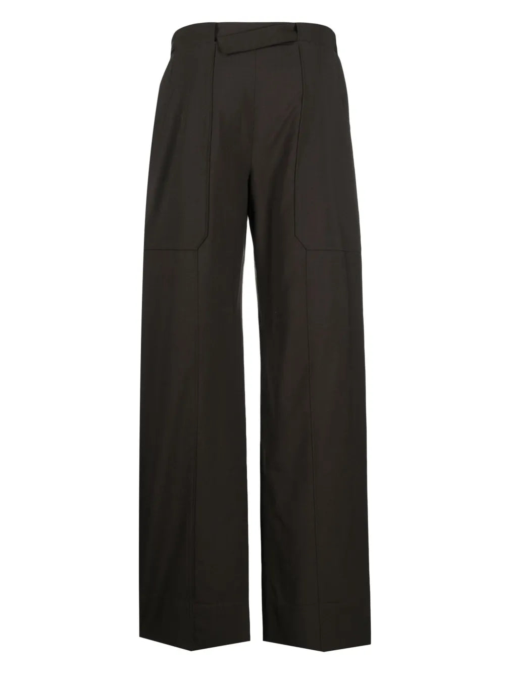 Andie Straight-Leg Wool Trousers