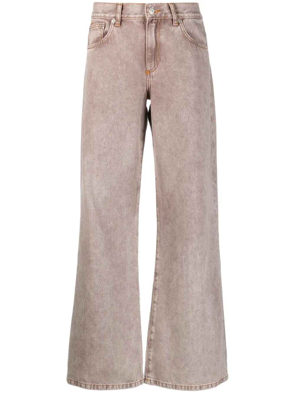 Kyoto Logo-Patch Wide-Leg Jeans