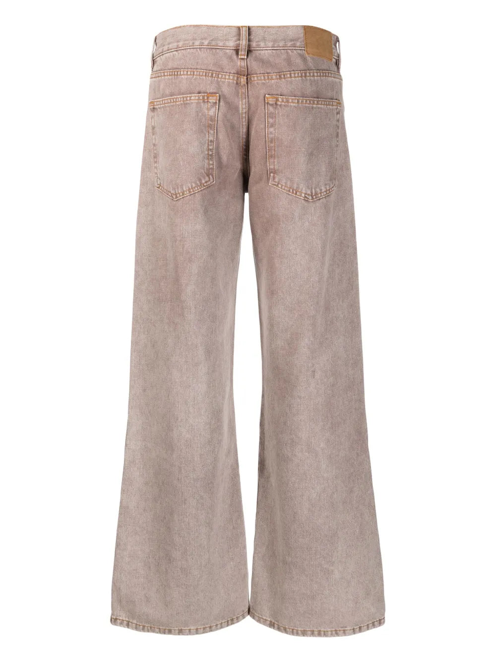 Kyoto Logo-Patch Wide-Leg Jeans