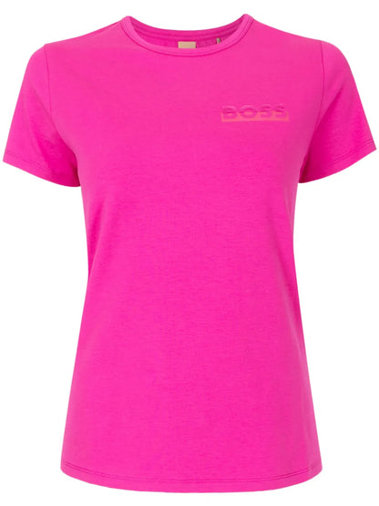 Logo-Print Cotton Blend T-Shirt