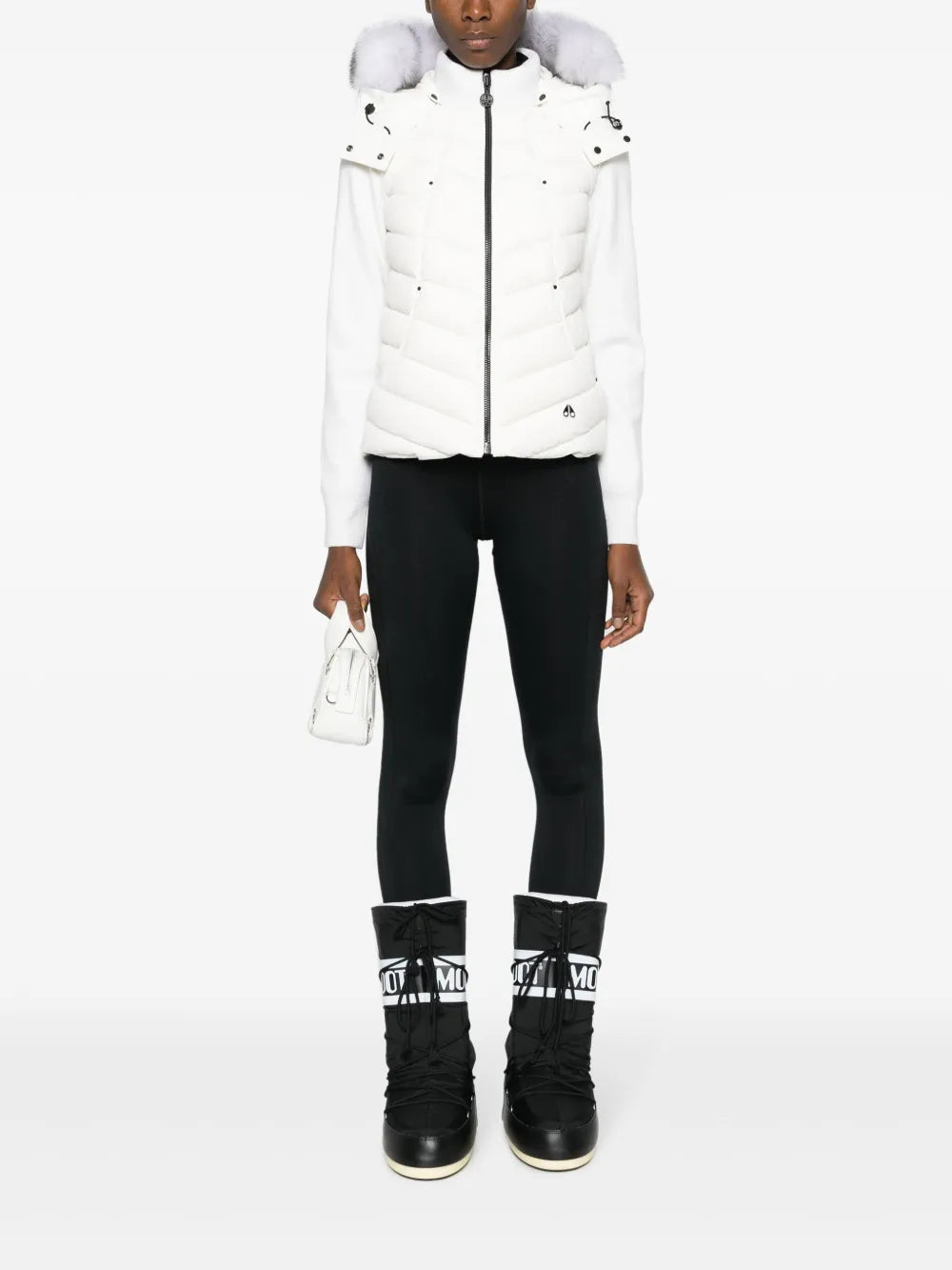 Hooded Panelled Padded Jacket