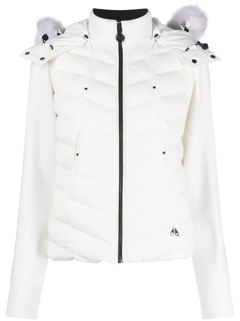 Hooded Panelled Padded Jacket