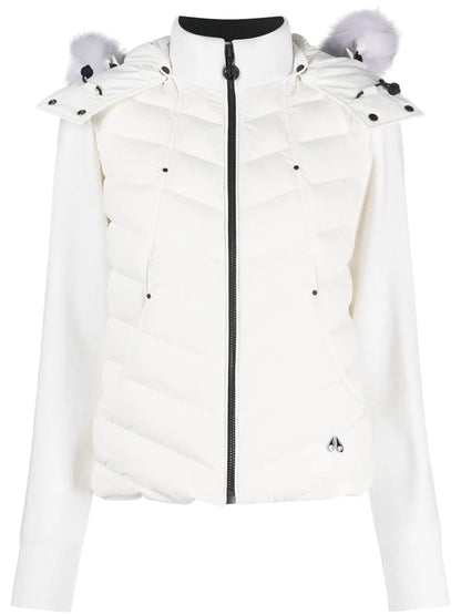 Hooded Panelled Padded Jacket