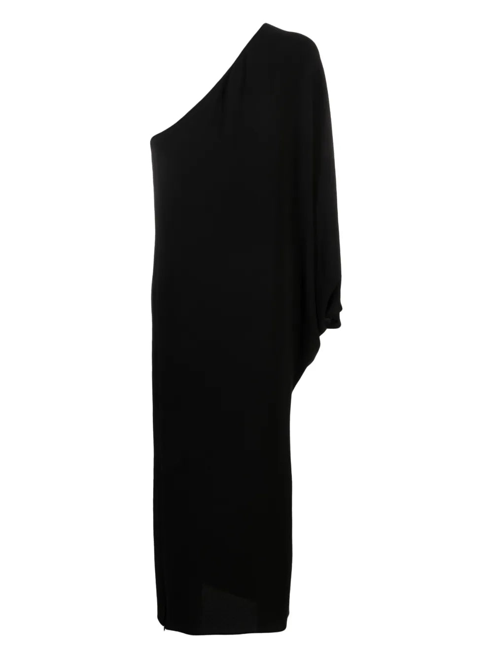 Mono One-Shoulder Asymmetric Maxi Dress