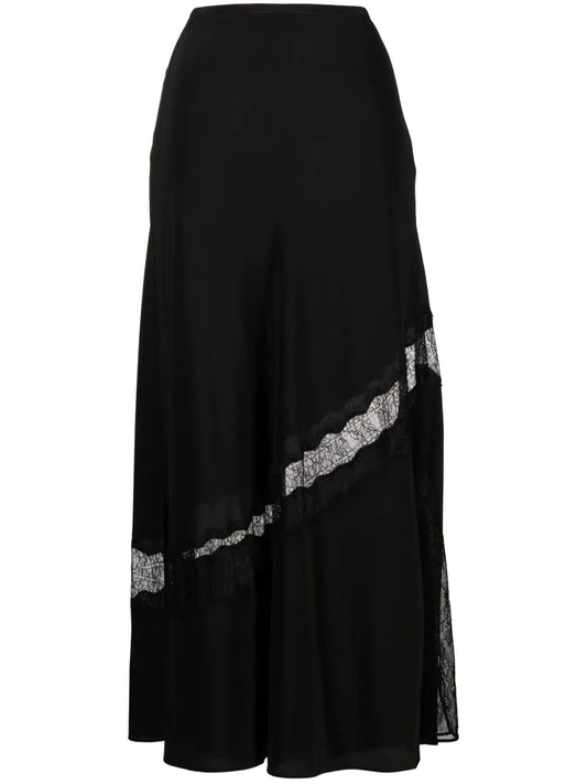 Jayal Silk Midi Skirt