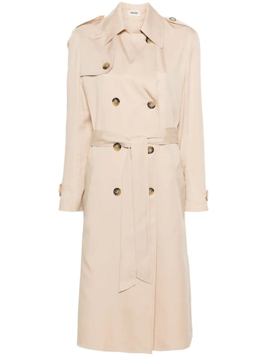 La Parisienne Belted Trench Coat