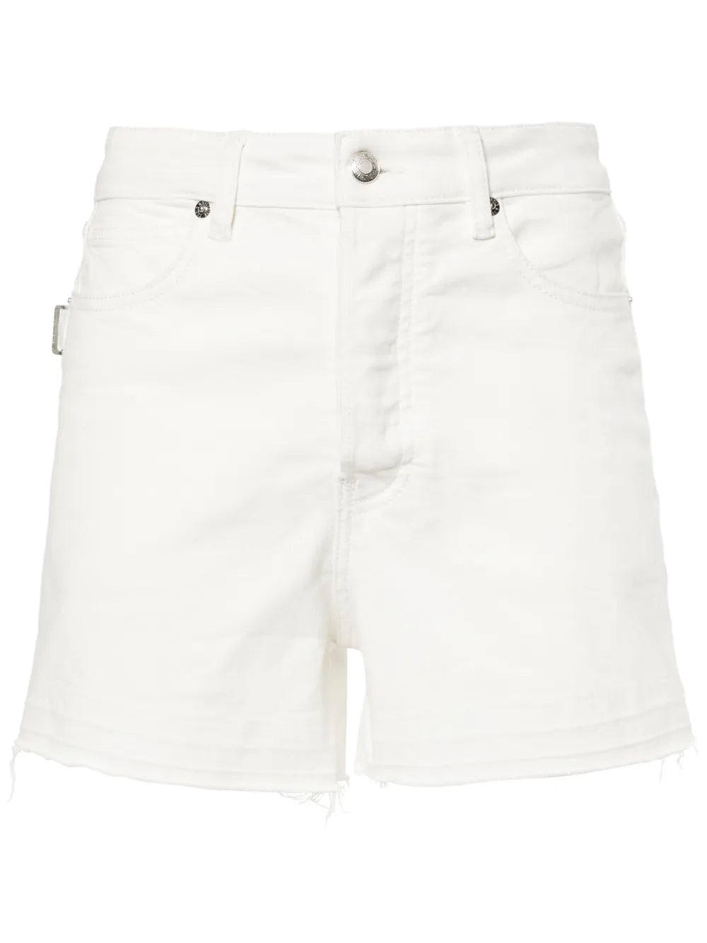 High-Rise Denim Shorts